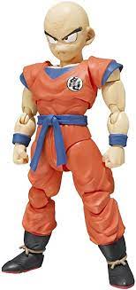 Krillin includes multiple interchangeable hands, three swap out faces, and a destructo disc (kienzan) effects piece. Amazon Com Bandai Tamashii Nations Shfiguarts Krillin Dragonball Z Action Figure Toys Games