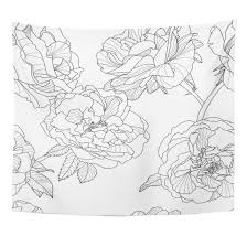 This tapestry is perfect for any dorm, bedroom or apartment. Silhouette Rose Tapestry In 2021 Tapestry Flower Tapestry Floral Tapestry