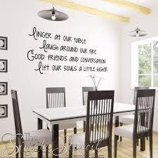 Find the perfect quotation, share the best one or create your own! Family Friends Dining Room Gathering Wall Quotes Dining Room Simple Stencils
