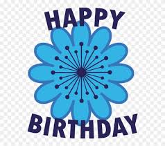 70+ unique happy birthday flowers images and pictures: Happy Birthday Blue Flower Cute Birthday Golf Ball Happy Birthday Blue Flower Clipart 318442 Pinclipart