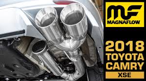 Hear The Sound 2018 2021 Toyota Camry Xse V6 Magnaflow Cat Back Exhaust Part 19411 Youtube