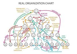 Real Organisation Chart Organizational Communication