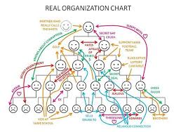 Real Organisation Chart Organizational Communication