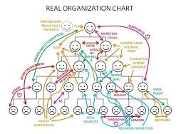 real organisation chart organizational communication