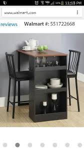 Walmart Com 165 99 Counter Height Pub Table Tiny House Interior Small Dining