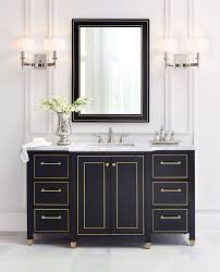 Home Decorators Collection Florence 60 In W X 22 In D Bath Vanity In Black With Natural Marble Vanity Top In Natural 9702800210 The Home Depot Black Cabinets Bathroom Black Vanity