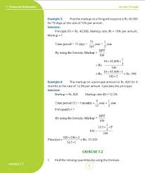 We have made it easy for you to enter daily, weekly, monthly or annually charged interest rates. Page 8 7 Math 7 Financial Arithmetic