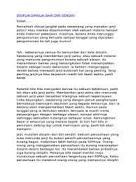 Check spelling or type a new query. Pidato Disiplin Dimulai Dari Diri Sendiri Pdf