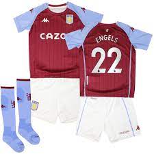 They have most sizes in mens, women's and kids. Aston Villa Home Stadium Kit 2020 21 Infant With Engels 22 Printing