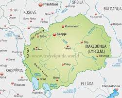 Karte von mazedonien mit der hauptstadt skopje. Nordmazedonien Unentdeckte Perle Des Balkans