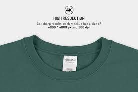 Download Gildan Crewneck Sweatshirt Mockups Crew Neck Sweatshirt Clothing Mockup Sweatshirts