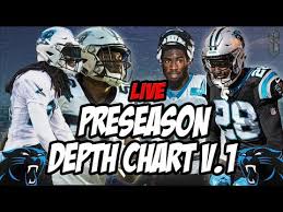 live carolina panthers depth chart preseason week 1 might