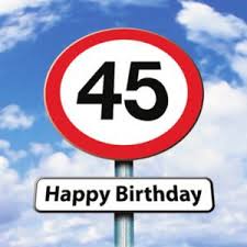 Verjaardagswensen 45 Jaar Gefeliciteerd 45 Jaar Teksten