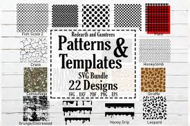 Download 7,162 giraffe texture stock illustrations, vectors & clipart for free or amazingly low rates! Patterns And Stencil Template Bundle Graphic By Redearth And Gumtrees Creative Fabrica