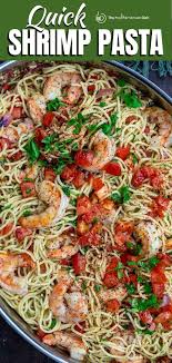 20 Minutes Or Less Is All It Takes To Make This Bright Garlic Shrimp Pasta Recipe Prepared In 2020 Easy Mediterranean Diet Recipes Shrimp Pasta Mediterranean Recipes