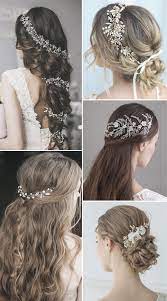 35 Glamorous Bride Wedding Hairstyle Accessories Ideas Tips Wedding Ideas Bohemian Wedding Hair Wedding Hair Accessories Vintage Wedding Hair Accessories