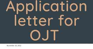 Simple application letter for ojt students. Application Letter For Ojt Students Sample Car Insurance And Sample Contracts