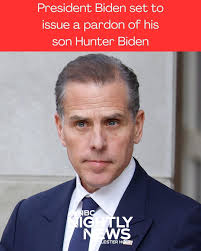 After stabbing President Trump in the back, President Biden is asking for a  pardon for his son Hunter
