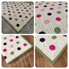 Polka Dot Hexagon Crochet Blanket By Little Dove Crochet Pattern By Cypress Textiles