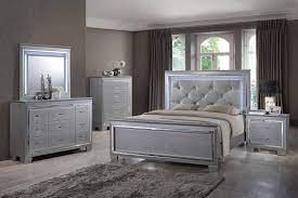 Maybe you would like to learn more about one of these? Soflex Tinley Silver Diamond Tufted King Bedroom Set 6pcs W Led Light Classic Soflex Tinley K Set 6