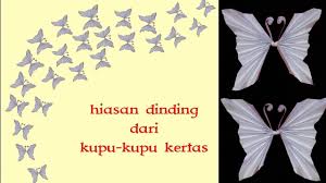 Sayapnya melebar dengan baik dan bodinya sedikit muncul untuk memberikan tampilan yang lebih realistis. Cara Membuat Hiasan Dinding Dari Kertas Origami Kupu Kupu Cek Bahan Bangunan