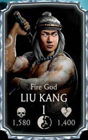 Beat all the 4 stages to earn your liu kang heart of fire skin. Liu Kang Fire God Mortal Kombat Mobile Wikia Fandom