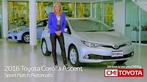 Toyota corolla ascent's average market price (msrp) is found to be from $17,230 to $23,055. 2016 Toyota Corolla Ascent Sport Hatch Review By Cmi Toyota Youtube