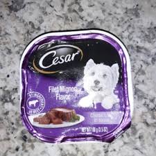 Carefully choose commercial dog food. King Soopers Cesar Filet Mignon Flavor Classic Loaf In Sauce Wet Dog Food 3 5 Oz
