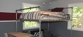 Previously, they were referred to as loft beds because they do not need a box spring or frame and they do not take up much space. 20 Diy Pipe Bed Frame Ideas And Plans Simplified Building