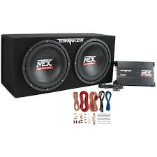 In this subwoofer wiring guide, we'll discuss the pitfalls of not knowing how to. Mtx Tnp212d2 12 Dual Loaded 1200w Car Subwoofer Enclosure Audio With Sub Box Mono Block Amplifier And Amplifier Amp Complete Wiring Install Kit Target