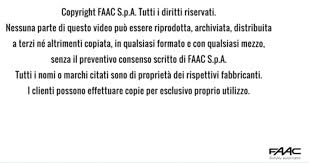 Telecomando FAAC bianco individuare master o slave – ELETTRA ...