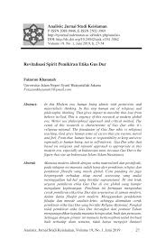 Artikel ini akan mengulas secara ringkas arti wawasan kebangsaan disertai contohnya. Pdf Revitalisasi Spirit Pemikiran Etika Gus Dur