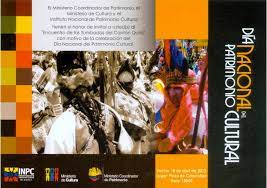 Enviar este artículo a un amigo por email Jueves 18 Se Celebra Dia Del Patrimonio Cultural Ministerio De Cultura Y Patrimonio