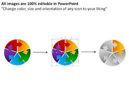 Overview Round Arrows Shown By Flower Petals Of Various