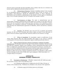 Each series is connected to the parent llc and the other series llcs by contracts, but each operates individually. Sample Llc Operating Agreement Free Download