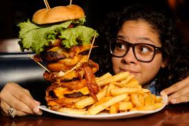 Woman versus food: taking