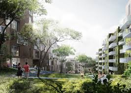 Osiedle Mieszkaniowe W Danii Green Facade Residential Complex Architect