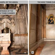the white marbles of the tomb of christ