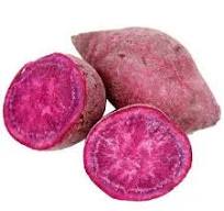 Batata morada congelada IQF