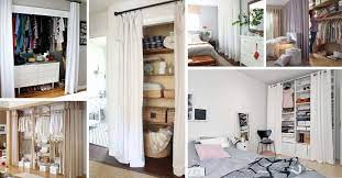 You have searched for bedroom curtain ideas and this. 18 Tidy Curtain Closet Doors To Conquer The Mess Decor Home Ideas
