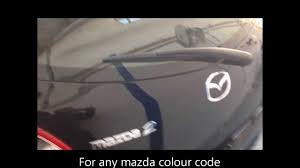 how to find a mazda colour code the easy way