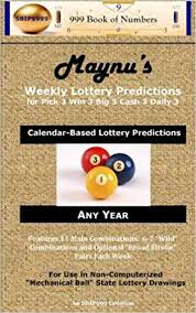 maynus weekly lottery predictions for pick 3 win 3 big 3