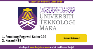 14 min ago 16 comments. Jawatan Kosong 2018 Uitm Mohon Sekarang