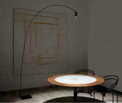 Contour's revealing and elegant open framed architecture captures warm led illumination within a remarkably the contour collection is a revealing open framed family of table and floor standing luminaries that capture their warm led illumination within a. Fox Floor Lamp By Bernhard Osann For Nemo Lighting