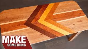 How To Make A Chevron Table Top And Avoid Seasonal Wood Movement Youtube Chevron Table Table Top Wood