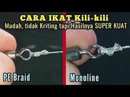 Tie double hooks to a wire for big fish cara merangkai 2 mata kail pada neklin tanpa klem untuk target ikan besar here are the 3 fastest ways to tie a fishing hook and of course the results. How To Tie A Swivel The Strongest Knot Cara Ikat Swivel Kili Kili Pancing Youtube Strong Knots Cara Ikat
