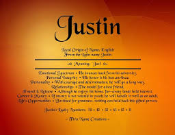 Justin Names With Meaning Justin Name Meaning Meant To Be