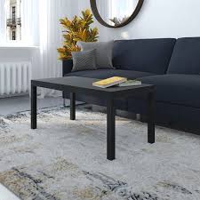 Mainstays Parsons Coffee Table Black Oak Walmart Com Coffee Table Coffee Table Wood Sleek Coffee Table