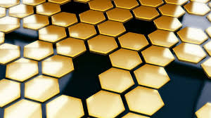 Download Wallpaper 1920x1080 Honeycomb Bees Black Yellow Full Hd 1080p Hd Background Honeycomb Wallpaper Hexagon Wallpaper Honeycomb