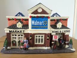 Walmart Supercenter Store 2009 Christmas Village Lighted Building Holiday Time Holidaytime Christmas Village Lights Christmas Village Christmas Items